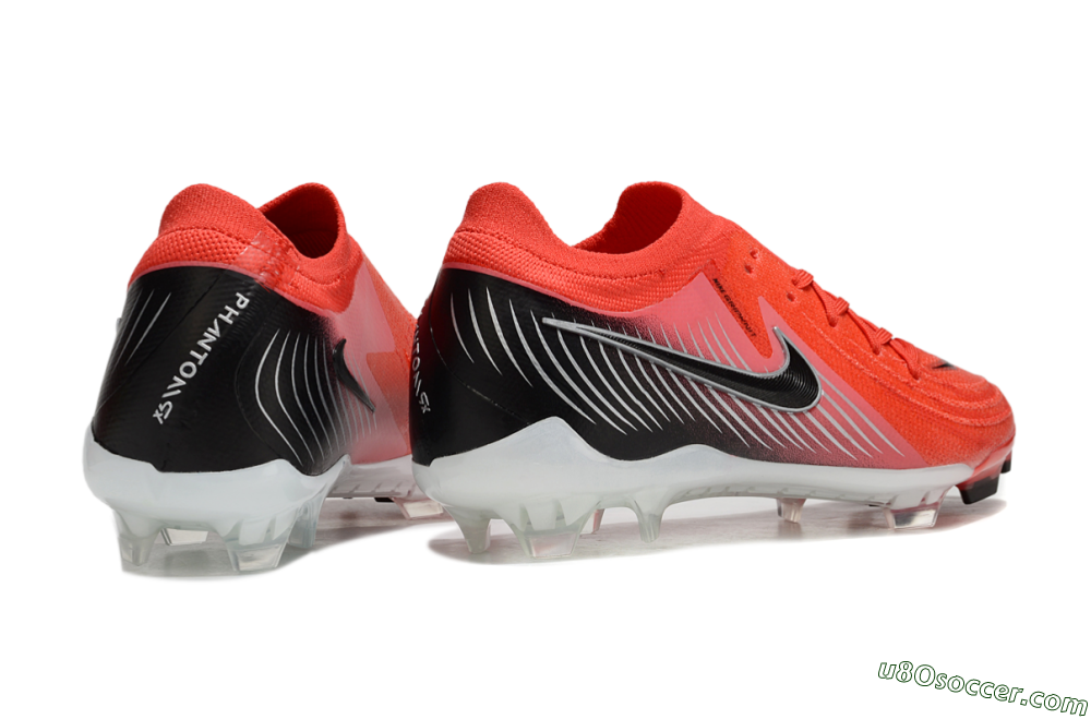 Nike Phantom Luna Elite FG Firm Ground Soccer Cleats - Red/Black/White 6