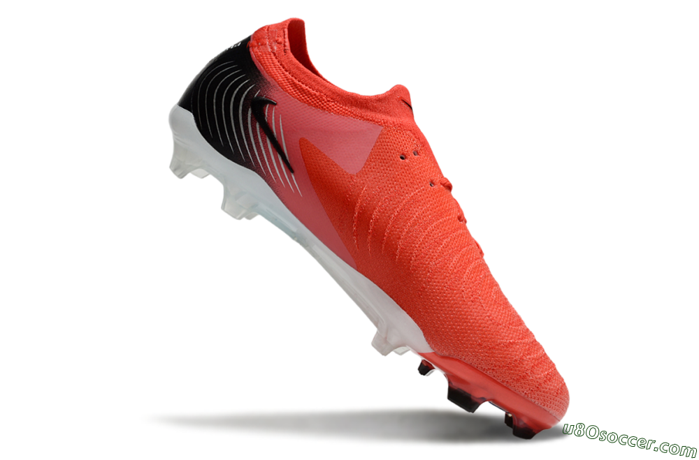 Nike Phantom Luna Elite FG Firm Ground Soccer Cleats - Red/Black/White 4