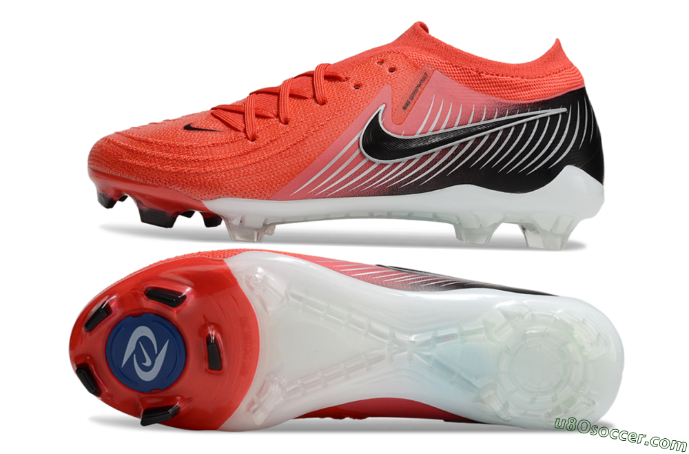 Nike Phantom Luna Elite FG Firm Ground Soccer Cleats - Red/Black/White 0