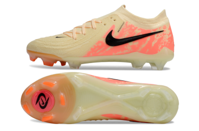 Nike Phantom Luna Elite FG Firm Ground Soccer Cleats - Yellow/Pink/Black