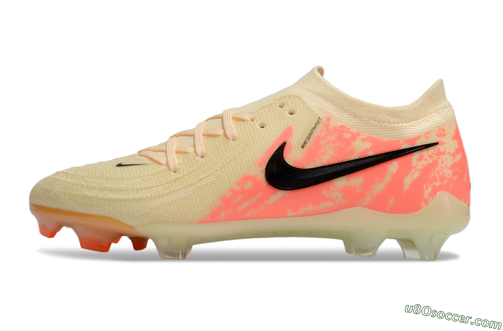 Nike Phantom Luna Elite FG Firm Ground Soccer Cleats - Yellow/Pink/Black 2