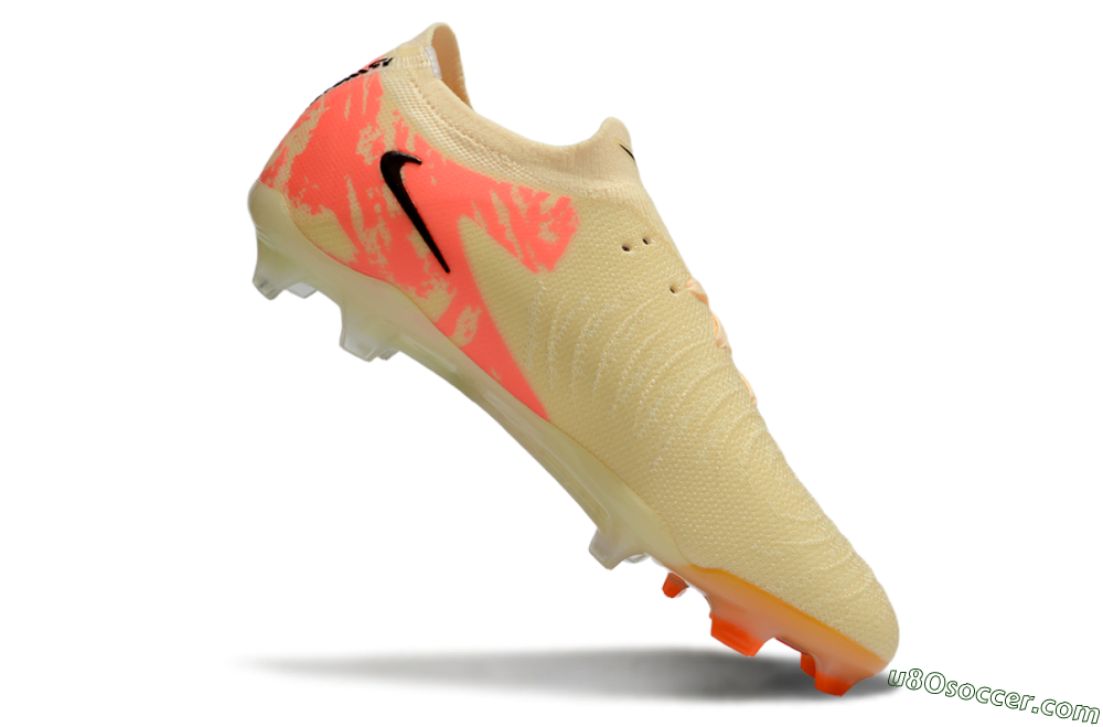 Nike Phantom Luna Elite FG Firm Ground Soccer Cleats - Yellow/Pink/Black 4