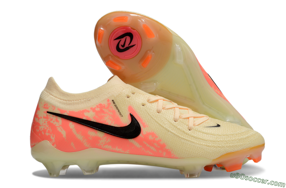 Nike Phantom Luna Elite FG Firm Ground Soccer Cleats - Yellow/Pink/Black 1