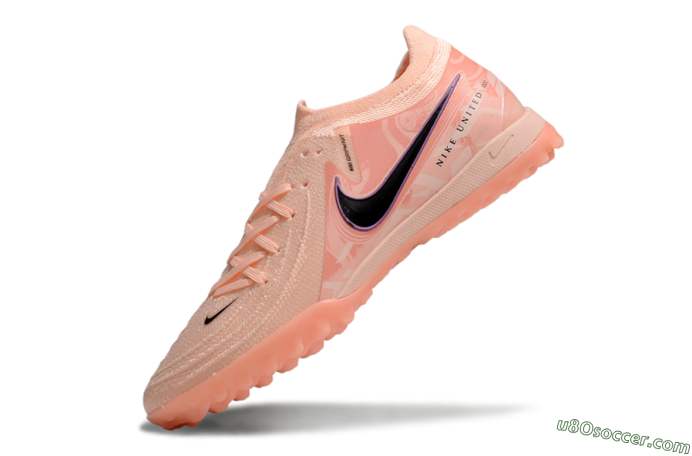 Nike Phantom GX 2 Elite TF Artificial Turf Soccer Shoes - Pink/Black/Purple 5