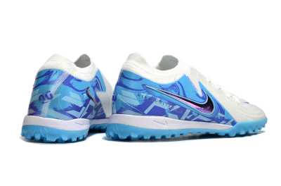 Nike Phantom GX 2 Elite TF Artificial Turf Soccer Shoes - Beige/Blue/White
