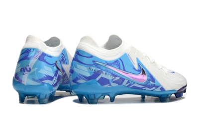 Nike Phantom Luna Elite FG Firm Ground Soccer Cleats - Beige/Blue/White