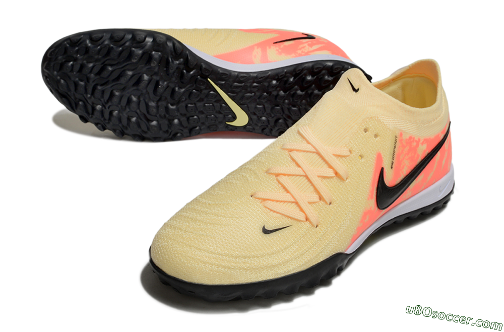 Nike Phantom GX 2 Elite TF Artificial Turf Soccer Shoes - Yellow/Black/Red 3