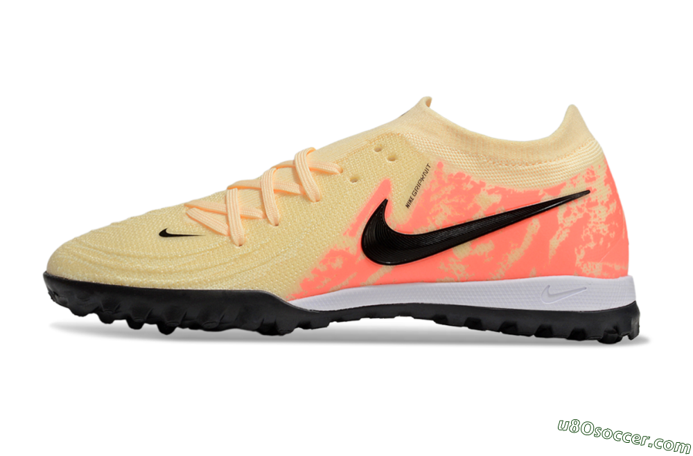 Nike Phantom GX 2 Elite TF Artificial Turf Soccer Shoes - Yellow/Black/Red 2