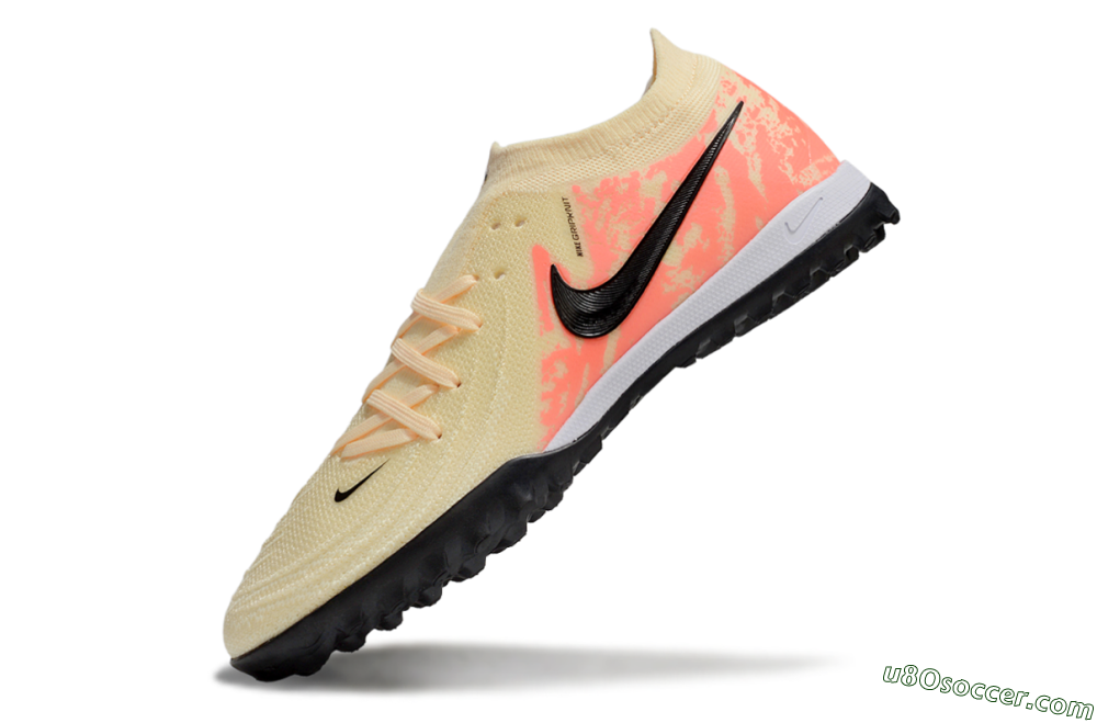 Nike Phantom GX 2 Elite TF Artificial Turf Soccer Shoes - Yellow/Black/Red 5