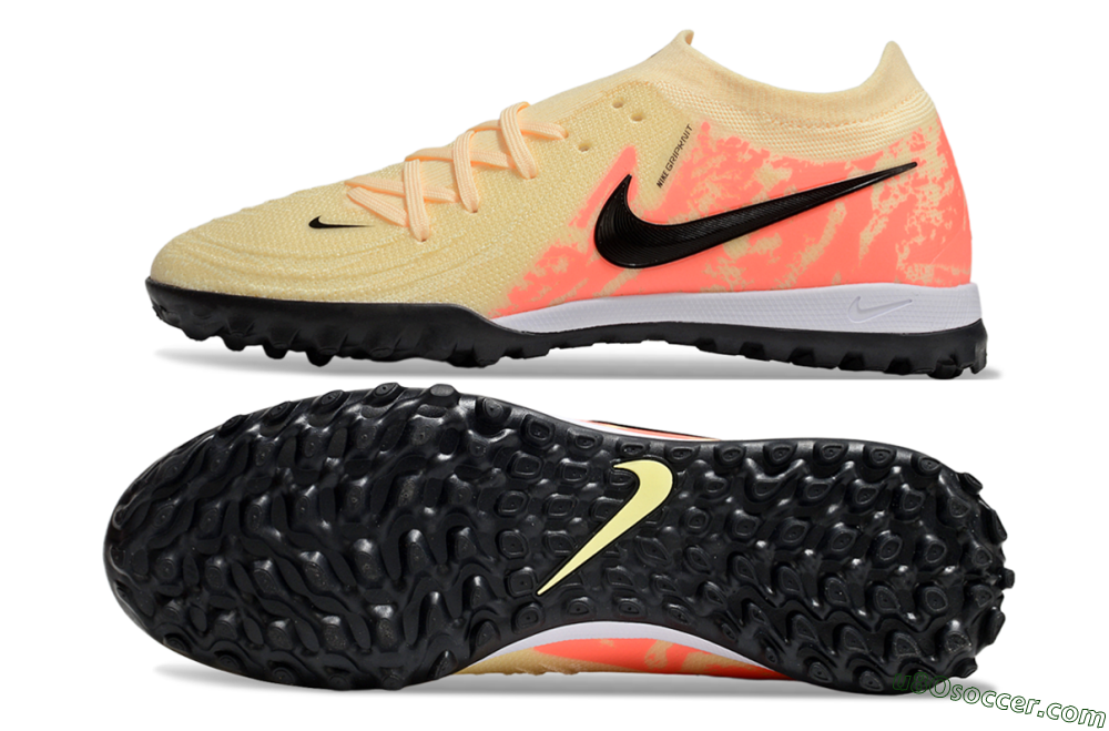 Nike Phantom GX 2 Elite TF Artificial Turf Soccer Shoes - Yellow/Black/Red 0