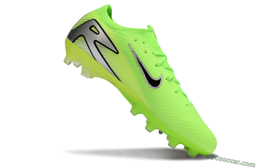 Nike Air Zoom Mercurial Vapor 16 Elite AG Artificial Grass Soccer Cleats - Yellow/Black/Silver 4