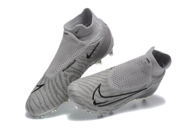 Nike Phantom GX 2 Elite FG Firm Ground Soccer Cleats - Grey/Black/Gold