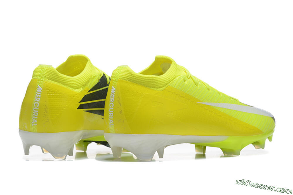 Nike Air Zoom Mercurial Vapor 16 Elite FG Firm Ground Soccer Cleats - Yellow/Black/White 9