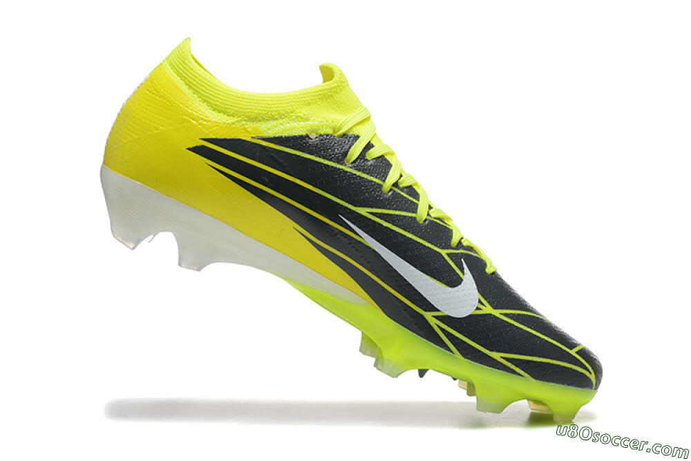 Nike Air Zoom Mercurial Vapor 16 Elite FG Firm Ground Soccer Cleats - Yellow/Black/White 7