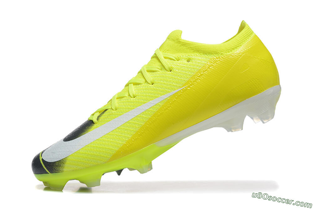 Nike Air Zoom Mercurial Vapor 16 Elite FG Firm Ground Soccer Cleats - Yellow/Black/White 8