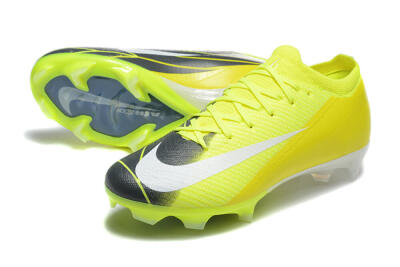 Nike Air Zoom Mercurial Vapor 16 Elite FG Firm Ground Soccer Cleats - Yellow/Black/White