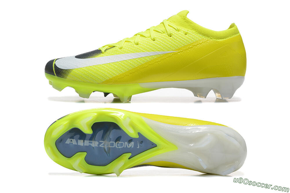 Nike Air Zoom Mercurial Vapor 16 Elite FG Firm Ground Soccer Cleats - Yellow/Black/White 0