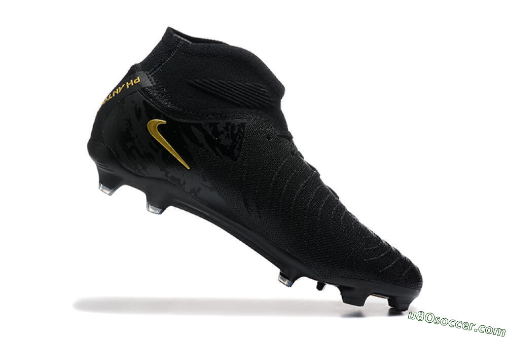 Nike Phantom Luna Elite FG Firm Ground Soccer Cleats - Black/Gold 7
