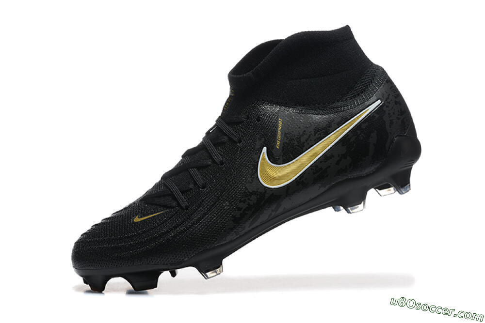 Nike Phantom Luna Elite FG Firm Ground Soccer Cleats - Black/Gold 8