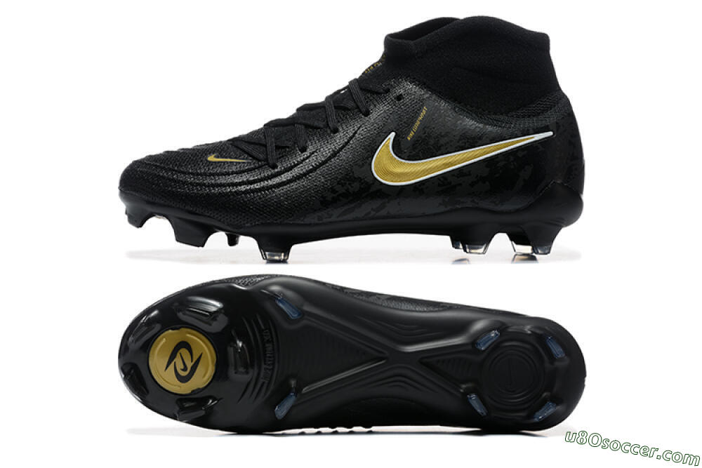 Nike Phantom Luna Elite FG Firm Ground Soccer Cleats - Black/Gold 0