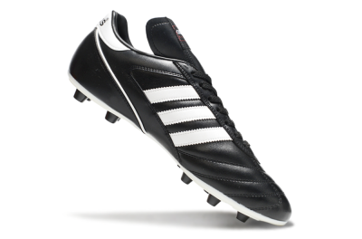 Adidas Kaiser 5 FG Firm Ground Soccer Cleats - Black/White