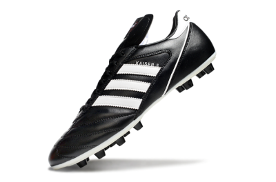 Adidas Kaiser 5 FG Firm Ground Soccer Cleats - Black/White