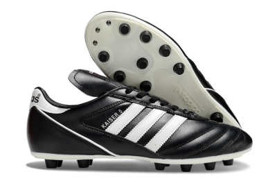 Adidas Kaiser 5 FG Firm Ground Soccer Cleats - Black/White