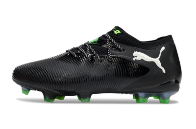 Puma Future 8 Ultimate FG Firm Ground Soccer Cleats - Black/White/Yellow