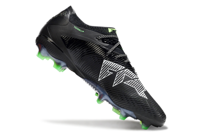 Puma Future 8 Ultimate FG Firm Ground Soccer Cleats - Black/White/Yellow