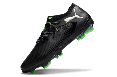 Puma Future 8 Ultimate FG Firm Ground Soccer Cleats - Black/White/Yellow