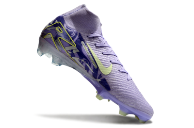 Nike Air Zoom Mercurial Superfly 10 Elite FG Firm Ground Soccer Cleats - Purple/Yellow