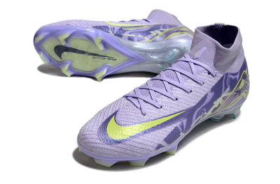 Nike Air Zoom Mercurial Superfly 10 Elite FG Firm Ground Soccer Cleats - Purple/Yellow
