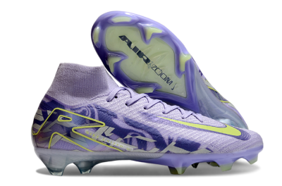 Nike Air Zoom Mercurial Superfly 10 Elite FG Firm Ground Soccer Cleats - Purple/Yellow