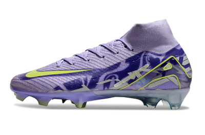 Nike Air Zoom Mercurial Superfly 10 Elite FG Firm Ground Soccer Cleats - Purple/Yellow