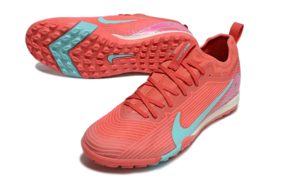 Nike Air Zoom Mercurial Vapor 16 Pro TF Artificial Turf Soccer Shoes - Red/Jade/Pink