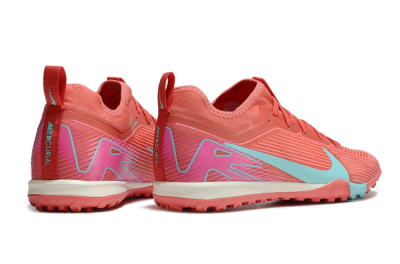 Nike Air Zoom Mercurial Vapor 16 Pro TF Artificial Turf Soccer Shoes - Red/Jade/Pink