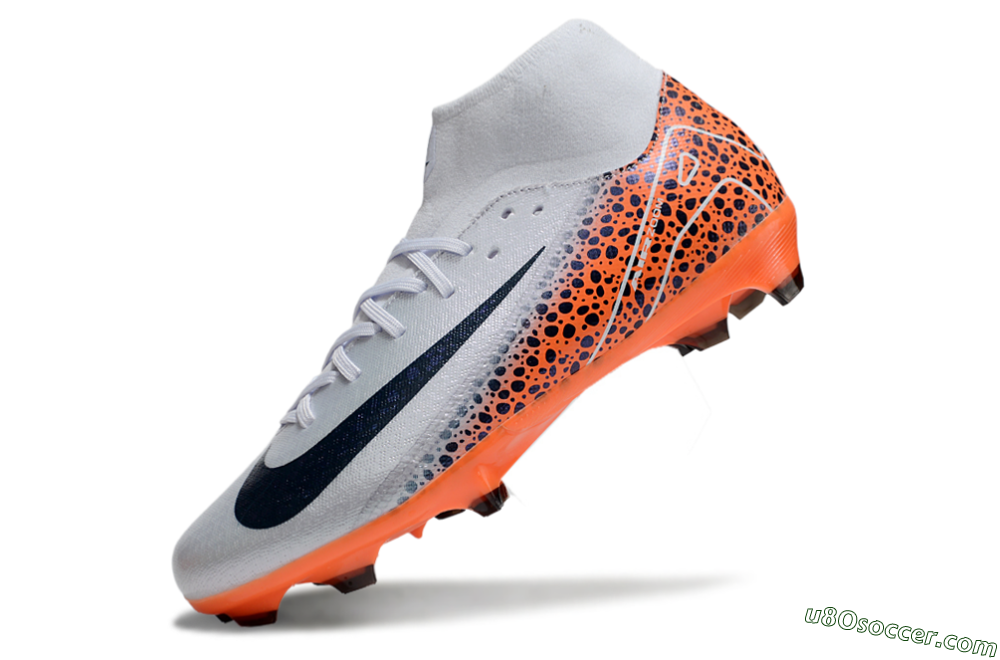 Nike Air Zoom Mercurial Superfly 10 Elite FG Firm Ground Soccer Cleats - Grey/Black/Leopard 5