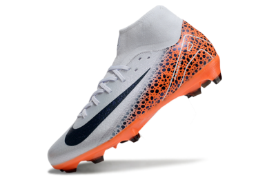 Nike Air Zoom Mercurial Superfly 10 Elite FG Firm Ground Soccer Cleats - Grey/Black/Leopard