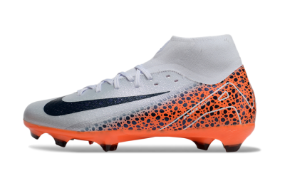 Nike Air Zoom Mercurial Superfly 10 Elite FG Firm Ground Soccer Cleats - Grey/Black/Leopard