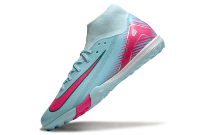 Nike Air Zoom Mercurial Superfly 10 Elite TF Artificial Turf Soccer Shoes - Jade/Pink/White