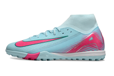 Nike Air Zoom Mercurial Superfly 10 Elite TF Artificial Turf Soccer Shoes - Jade/Pink/White