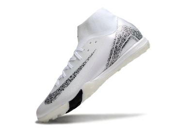 Nike Air Zoom Mercurial Superfly 10 Elite TF Artificial Turf Soccer Shoes - White/Black/Beige