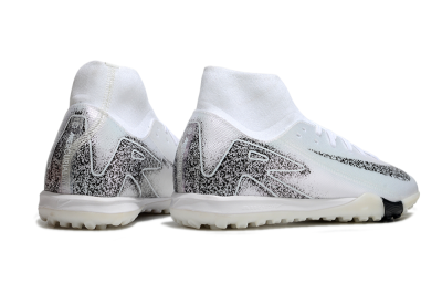 Nike Air Zoom Mercurial Superfly 10 Elite TF Artificial Turf Soccer Shoes - White/Black/Beige