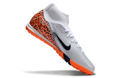 Nike Air Zoom Mercurial Superfly 10 Elite TF Artificial Turf Soccer Shoes - Grey/Black/Leopard