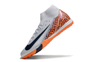 Nike Air Zoom Mercurial Superfly 10 Elite TF Artificial Turf Soccer Shoes - Grey/Black/Leopard