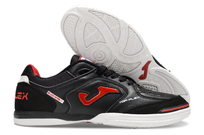 Joma Top Flex IC Indoor & Futsal Soccer Shoes - Black/Red/White