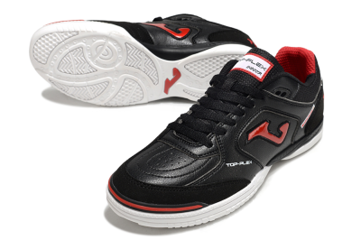 Joma Top Flex IC Indoor & Futsal Soccer Shoes - Black/Red/White