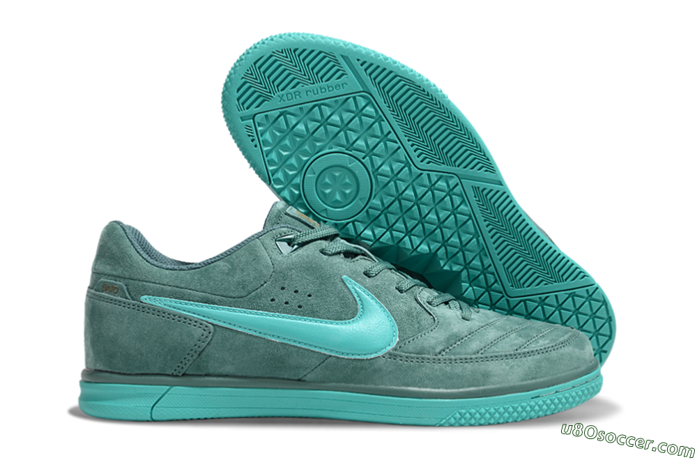 Nike Street Gato IC Indoor & Futsal Soccer Shoes - Green/Green 1