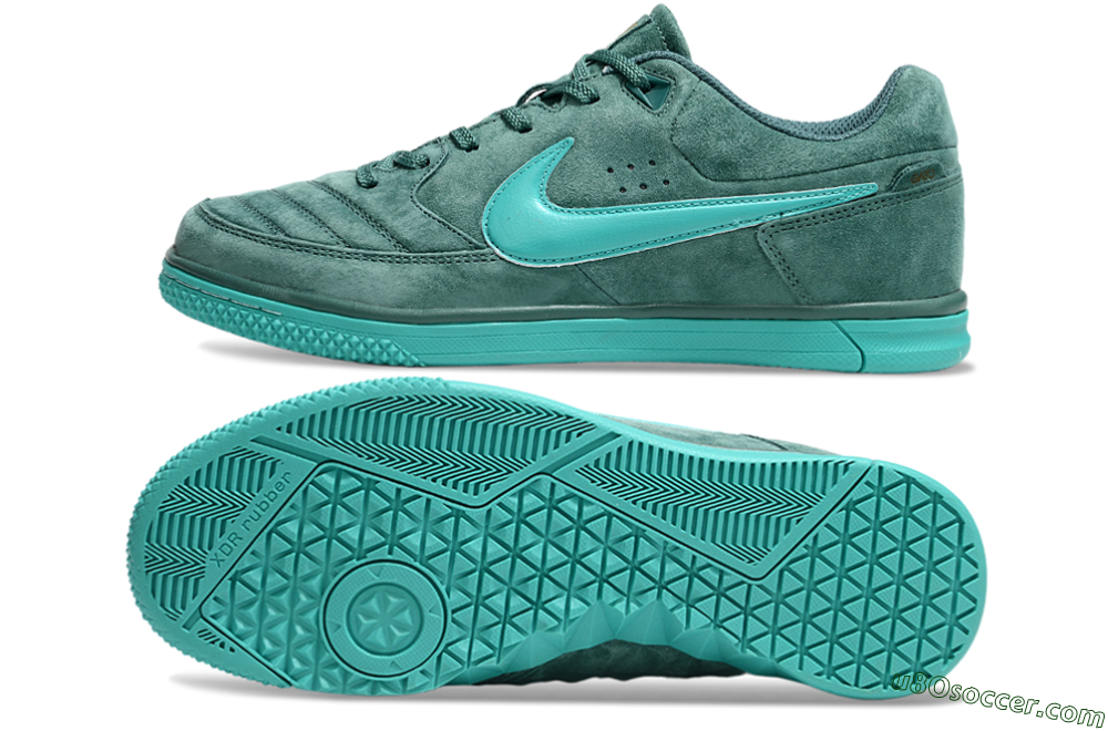 Nike Street Gato IC Indoor & Futsal Soccer Shoes - Green/Green 0