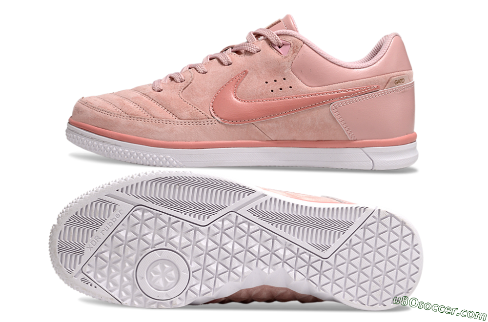 Nike Street Gato IC Indoor & Futsal Soccer Shoes - Pink/White 0